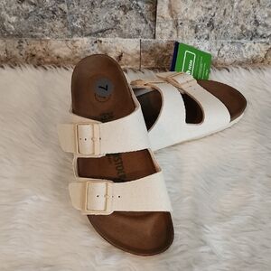 Brikenstock Brand New Vegan Double-Buckle Sandals